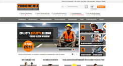 Desktop Screenshot of productwereld.net